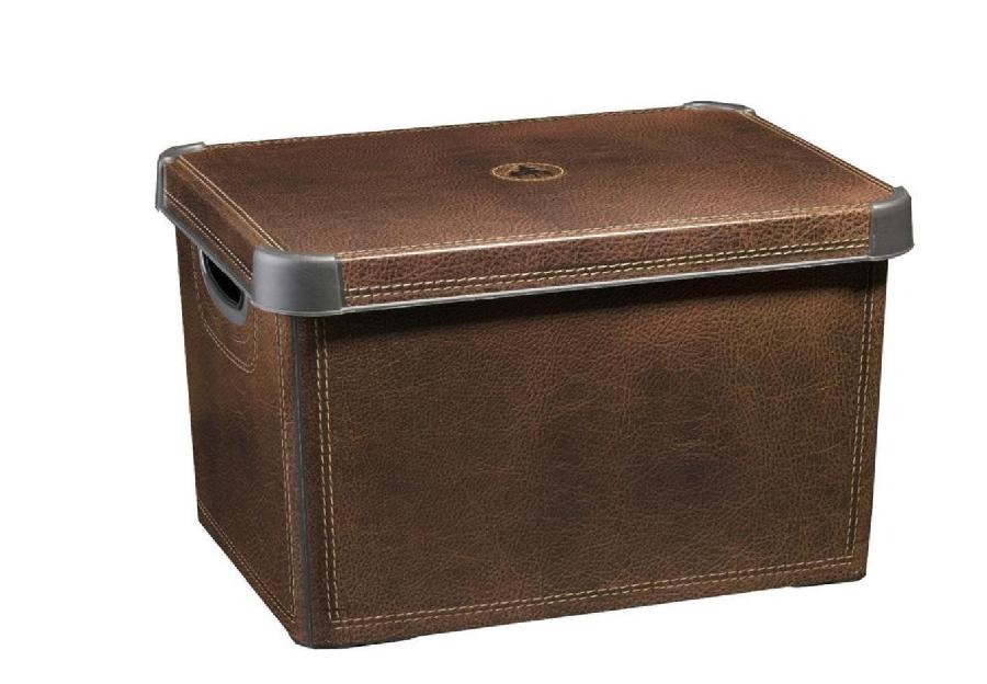 Curver box dekorativní 25 l - Leather 04711-D12