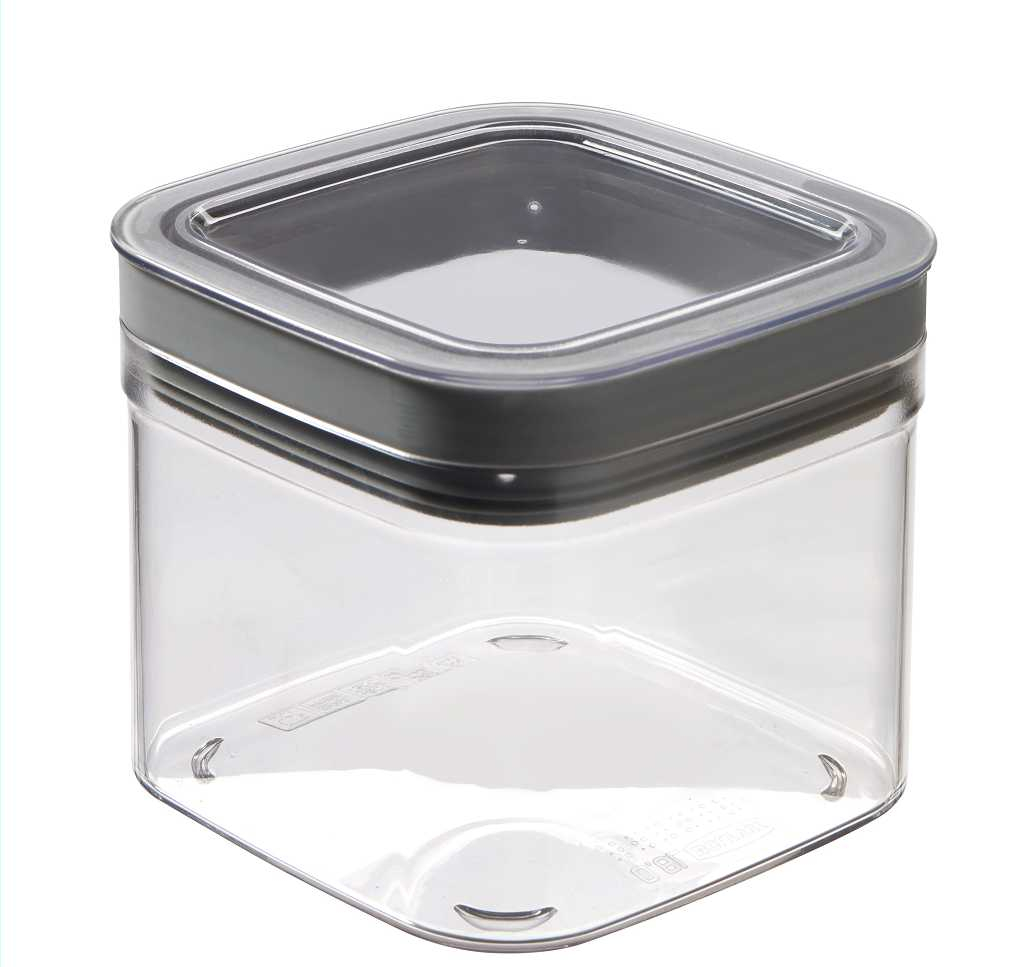 Curver dóza Dry Cube 0,8L transparentní / šedá 00995-840