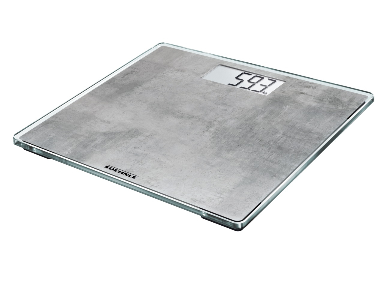 Soehnle Digitální osobní váha Style Sense Compact 300 - motiv beton 63882