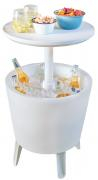 Keter Chladicí stolek Illuminated Cool Bar bílá přírodní 231366