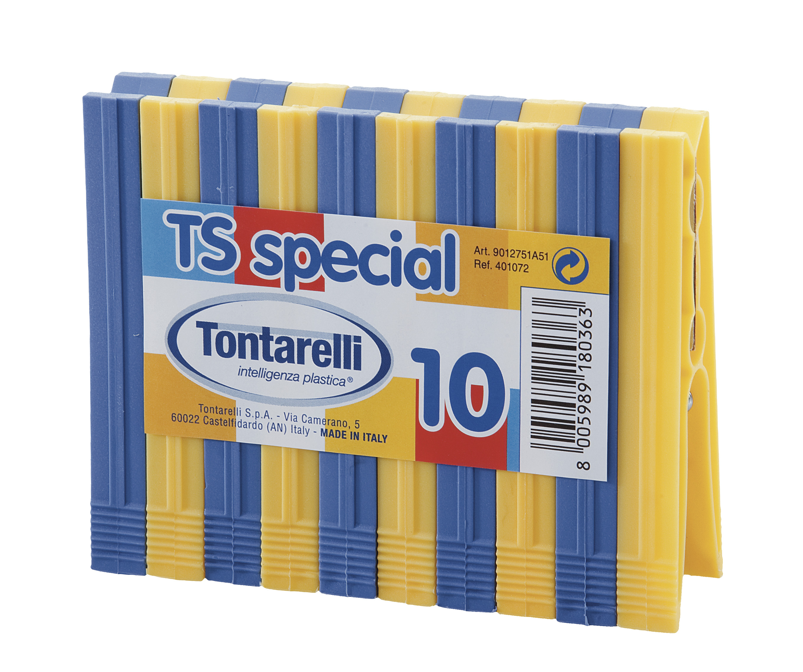 Tontarelli Kolíčky TS Special 10 ks, mix barev 9012751